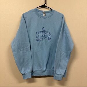 Vintage Jerzees Light Blue Crew Neck Sweater